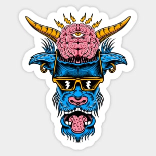 90s Goat Sticker